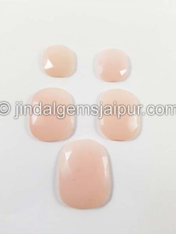 Pink Opal Rose Cut Slices